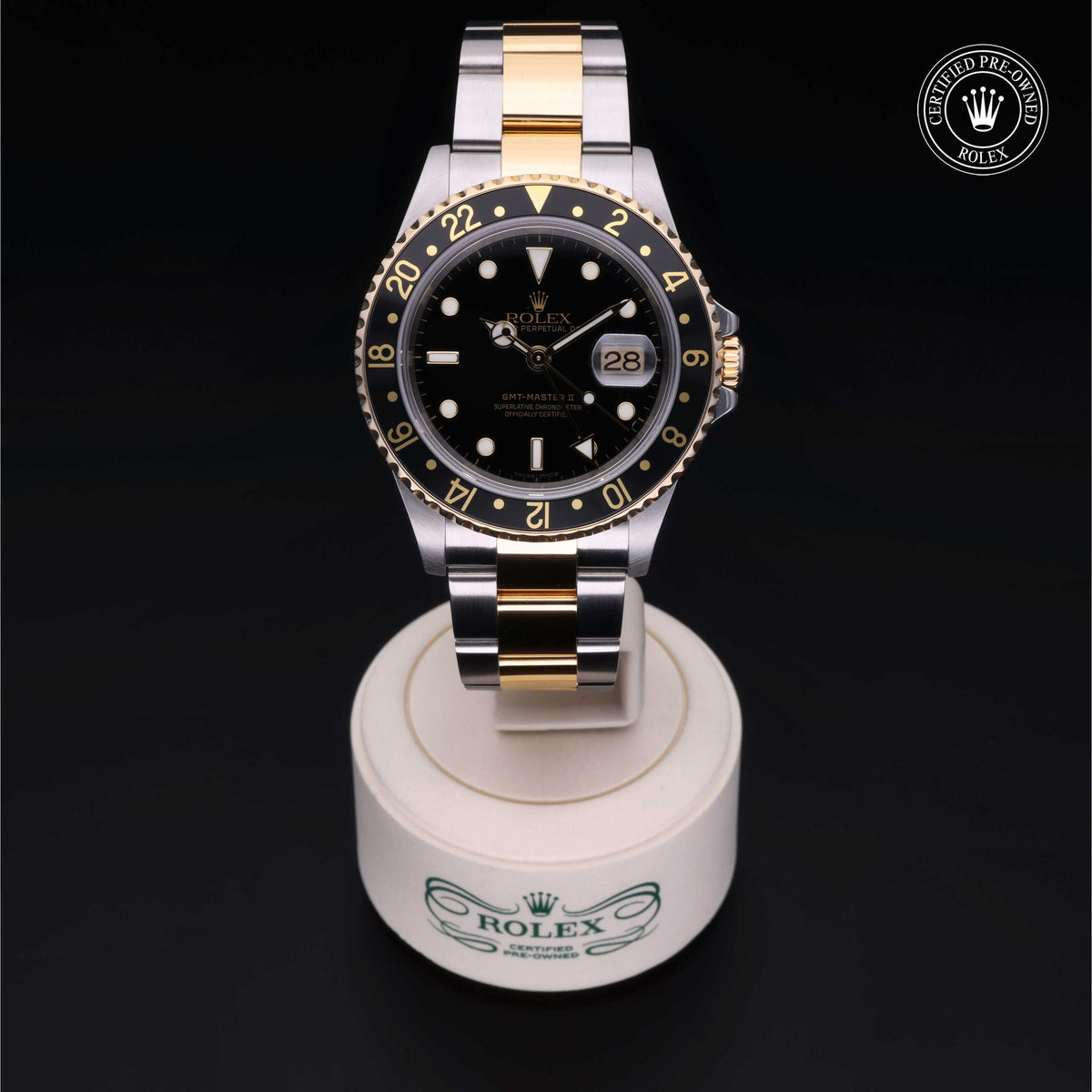 Rolex gmt master outlet ii silver gold