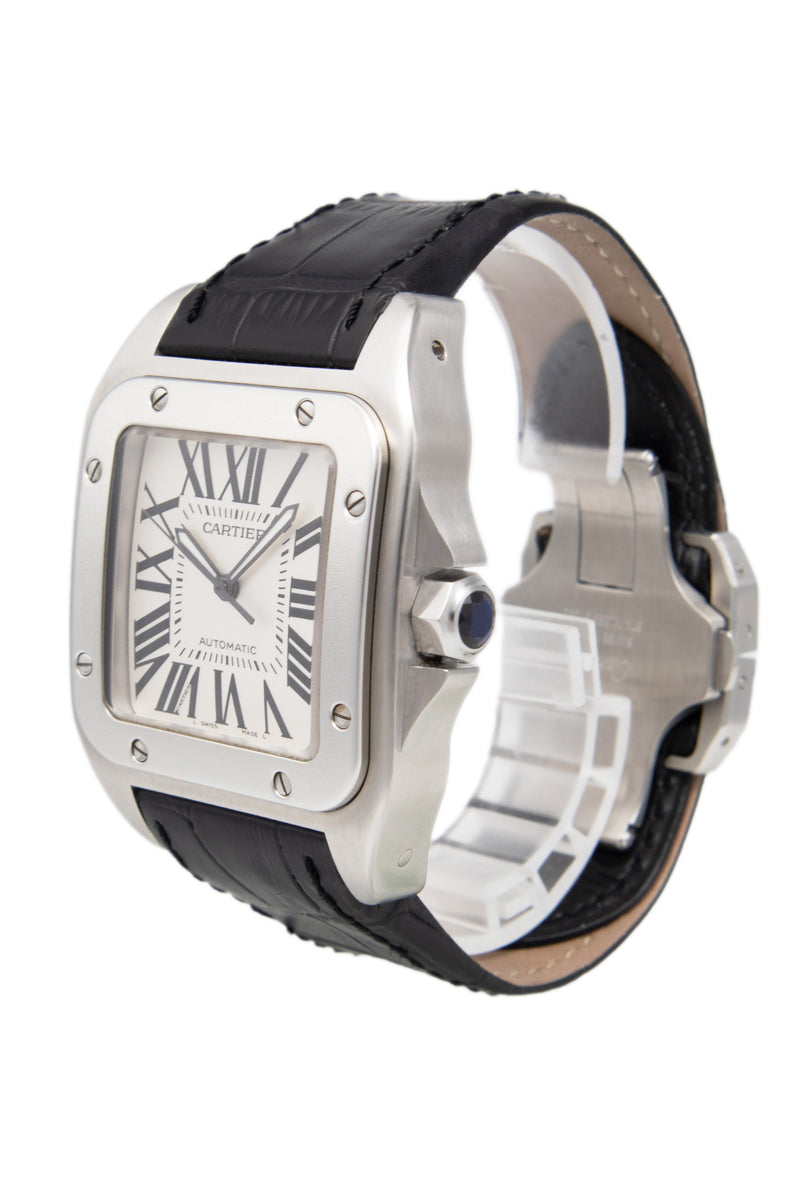 585 2756 Pre Owned Cartier Santos 100 XL 2656 H.L. Gro