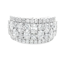 2.93ct 18k White Gold Diamond Band