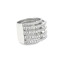 3.40ct 14k White Gold Diamond Cage Ring