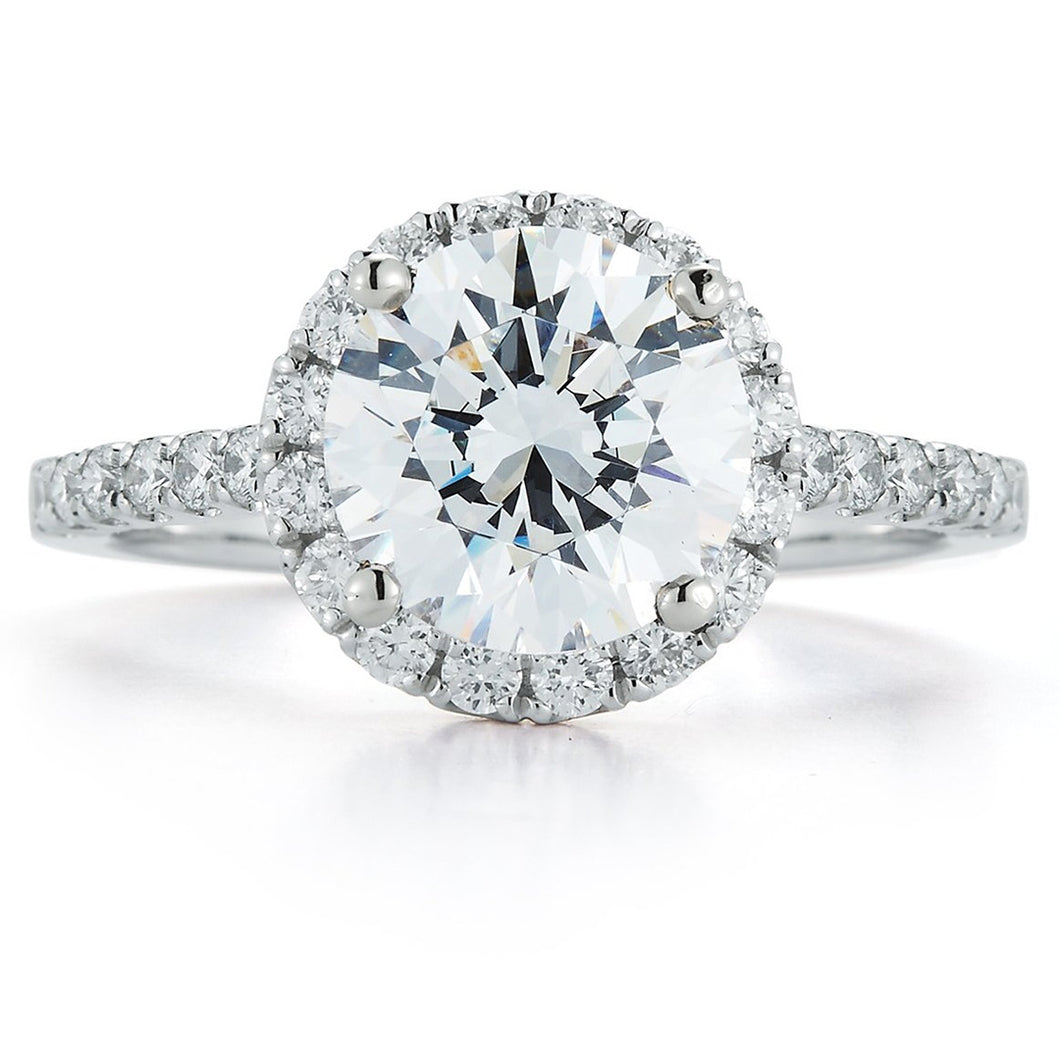 Signature Pave Diamond Engagement Ring