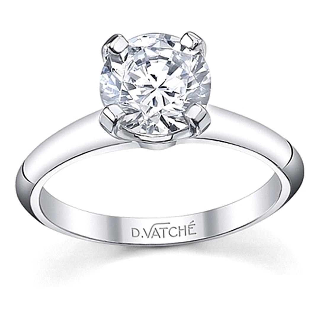 Vatche Four Prong Diamond Engagement Ring