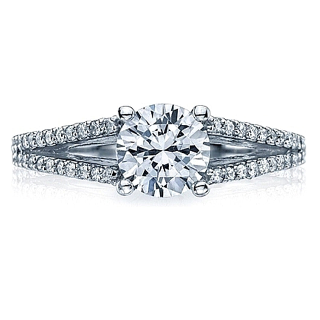 Tacori Split Shank Pave Diamond Engagement Ring