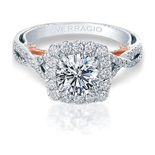 Verragio Halo Twist Engagement Ring