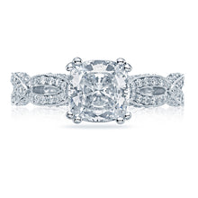 Tacori Pave Ribbon Diamond Engagement Ring