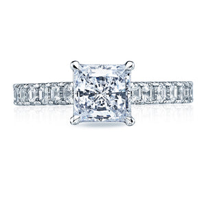 Tacori Asscher Cut Diamond Engagement Ring