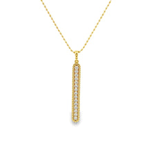 18k yellow gold tablet necklace from Roberto Coin's Siena collectio...