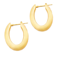 18k yellow gold hoops. Hoops measure 3/4