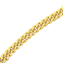 10k Yellow Gold Mens Link Bracelet. Bracelet measures 8