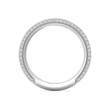 FlyerFit Thin Micro-Pave Diamond Band