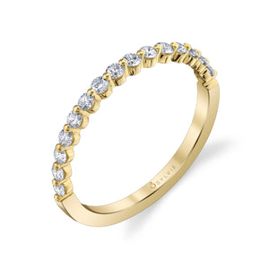 Sylvie Diamond Stackable Wedding Band