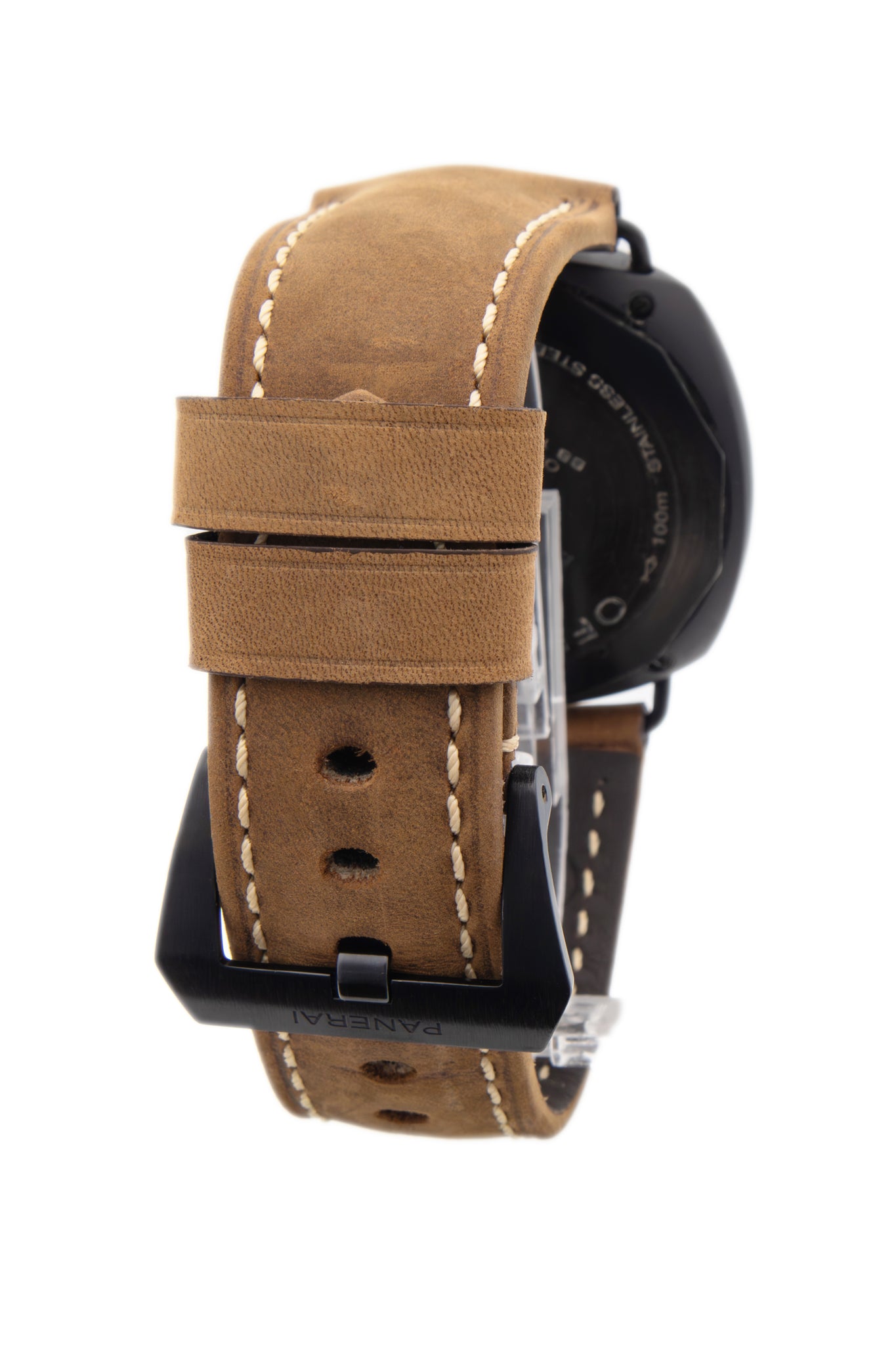 Panerai Radiomir Black Seal Ceramica Brown Leather Band Pam 292