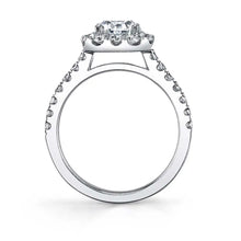 Sylvie Cushion Cut Classic Halo Engagement Ring