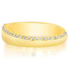 Classique Creations Asymmetrical Bombay Diamond Edge Matching Band