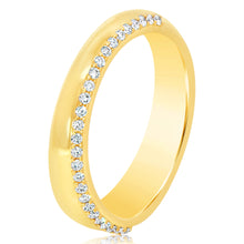 Classique Creations Asymmetrical Bombay Diamond Edge Matching Band