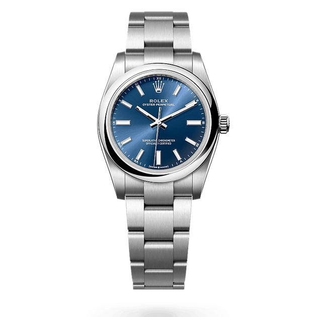 Rolex Oyster Perpetual in Oystersteel, M124200-0003 - H.L. Gross Jewelers