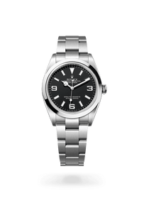 ROLEX WOMEN'S WATCHES in Oystersteel, M124270-0001 - H.L. Gross Jewelers