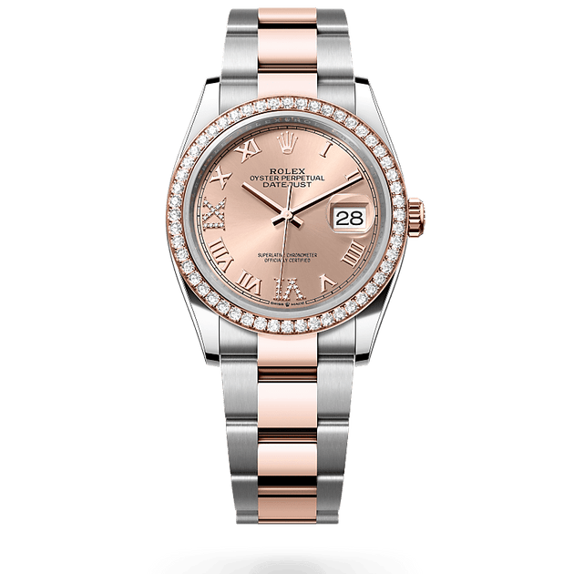  in Everose Rolesor - combination of Oystersteel and Everose gold, m126281rbr-0016 - H.L. Gross Jewelers