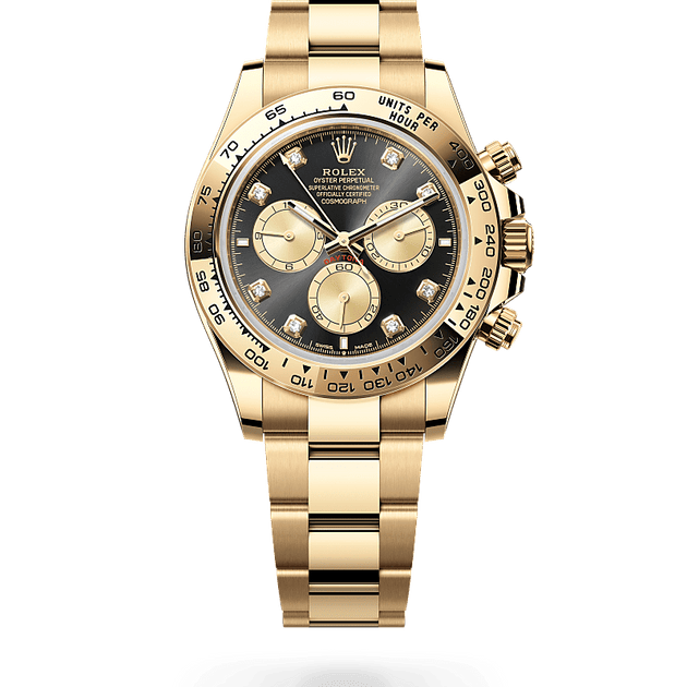 Rolex Cosmograph Daytona in 18 ct yellow gold, M126508-0003 - H.L. Gross Jewelers