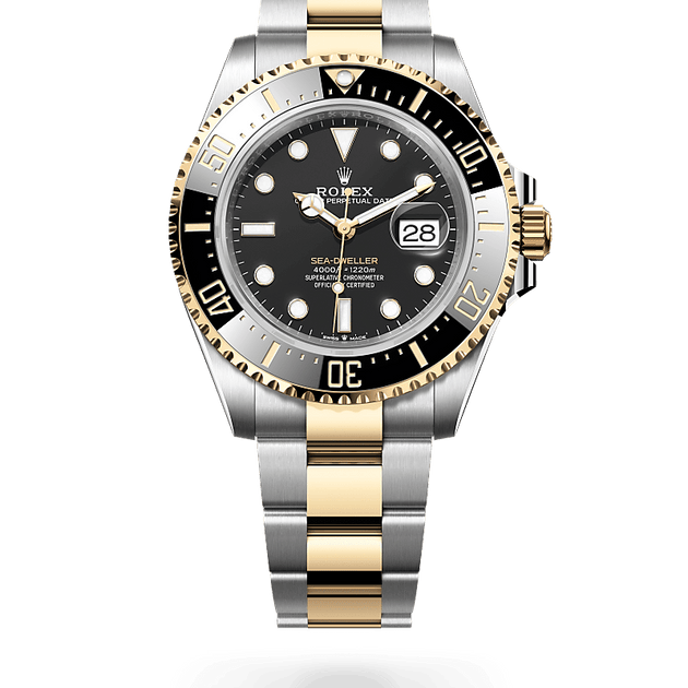 Rolex Collection in Yellow Rolesor - combination of Oystersteel and yellow gold, M126603-0001 - H.L. Gross Jewelers