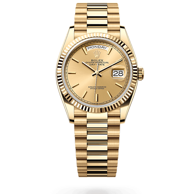  in 18 ct yellow gold, m128238-0045 - H.L. Gross Jewelers