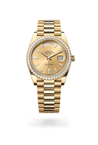 ROLEX GOLD WATCHES in 18 ct yellow gold, M228348RBR-0002 - H.L. Gross Jewelers