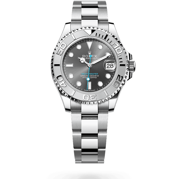  in Rolesium - combination of Oystersteel and platinum, M268622-0002 - H.L. Gross Jewelers