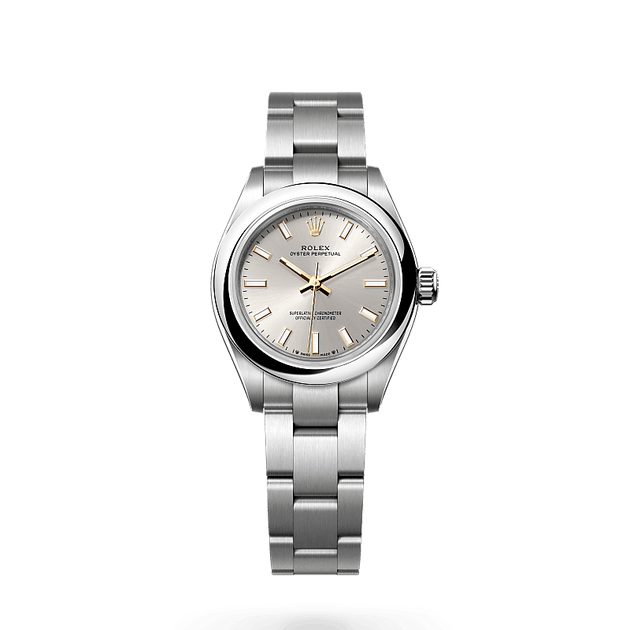 Rolex Oyster Perpetual in Oystersteel, M276200-0001 - H.L. Gross Jewelers