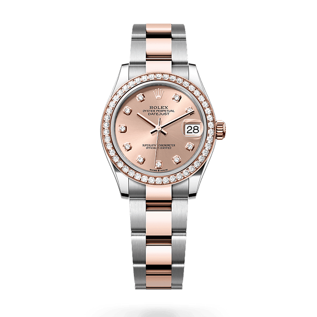  in Everose Rolesor - combination of Oystersteel and Everose gold, m278381rbr-0023 - H.L. Gross Jewelers