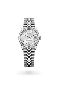  in White Rolesor - combination of Oystersteel and white gold, M278384RBR-0008 - H.L. Gross Jewelers