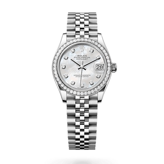  in White Rolesor - combination of Oystersteel and white gold, M278384RBR-0008 - H.L. Gross Jewelers