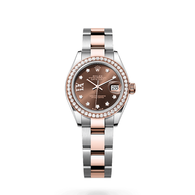  in Everose Rolesor - combination of Oystersteel and Everose gold, m279381rbr-0004 - H.L. Gross Jewelers