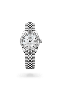  in White Rolesor - combination of Oystersteel and white gold, m279384rbr-0011 - H.L. Gross Jewelers