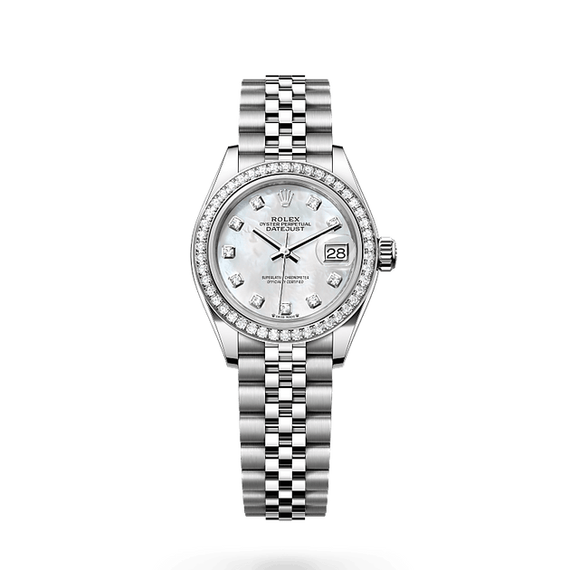  in White Rolesor - combination of Oystersteel and white gold, m279384rbr-0011 - H.L. Gross Jewelers