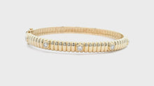 .33ct 14k Gold Diamond Bangle