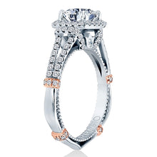 Verragio Halo Split Shank Engagement Ring