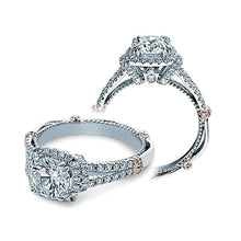 Verragio Halo Split Shank Engagement Ring