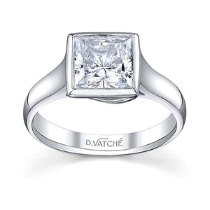 Vatche Bezel Solitaire Diamond Engagement Ring