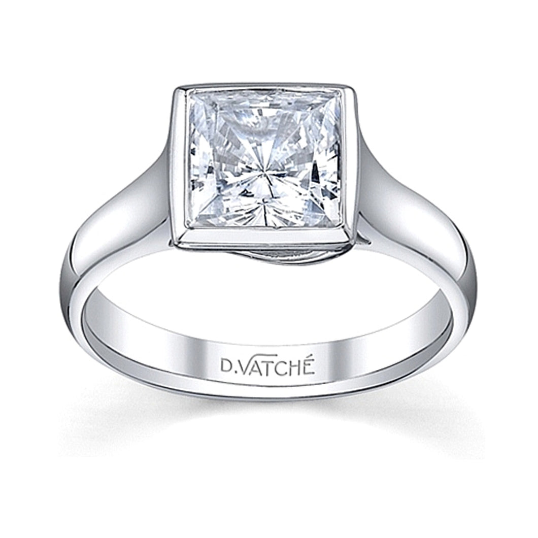 Vatche Bezel Solitaire Diamond Engagement Ring