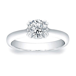 Vatche Double X Prong Engagement Ring