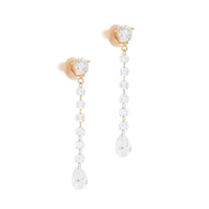 these earrings feature rouond brilliant cut diamonds totaling .84ct...