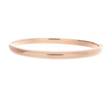 5mm 14k bangle avaialable in rose gold or yellow gold