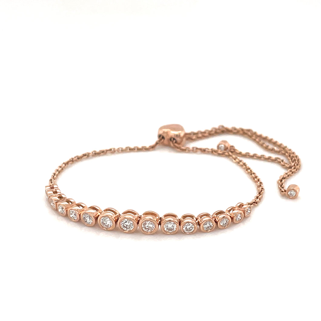 This diamond bracelet is the perfect addition to your daily wear co...