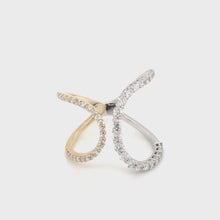 14k Yellow & White Gold Diamond Ring