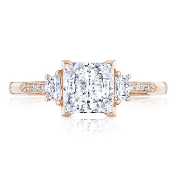 Tacori Three Stone Diamond Engagement Ring