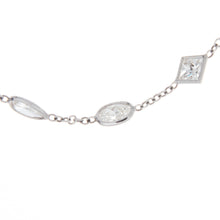 This gorgeously crafted necklace features beautiful bezel set diamo...