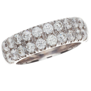 1.45ct 14k White Gold Diamond Band