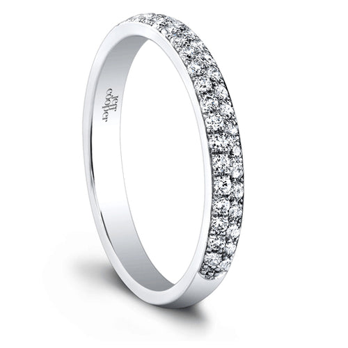 Jeff Cooper Double Row Diamond Wedding Band-RP1505B