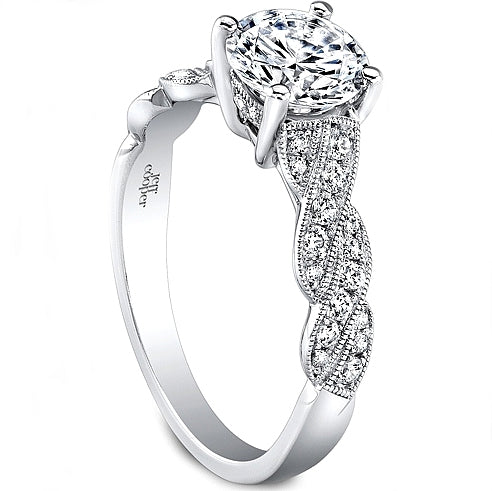 Jeff Cooper Braided Diamond Engagement Ring