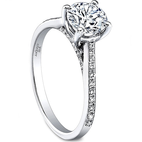 Jeff Cooper Pave Diamond Engagement Ring